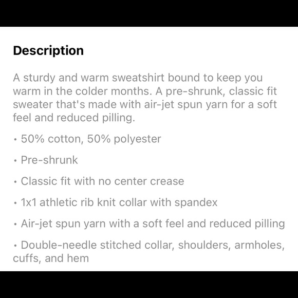 A pre-shrunk classic fit unisex sweatshirt - Dark Gray - 50% Cotton/50% Poly 🎄 - Picture 4 of 5